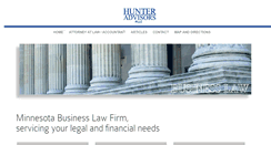 Desktop Screenshot of hunteradvisorspllc.com